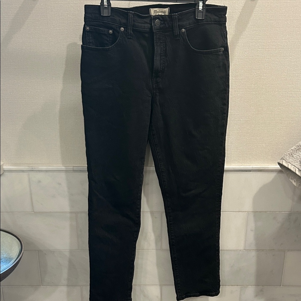 Madewell Mid-Rise Vintage Black Jeans size 29